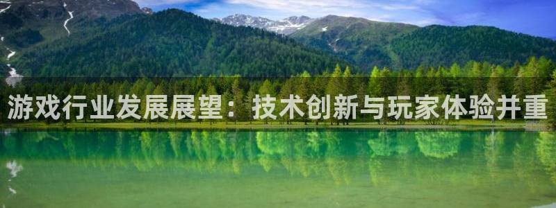 蓝冠娱乐在线登录：游戏行业发展展望：技术创新与玩家体验并重