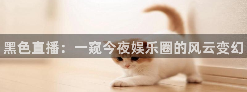 919直播官网：黑色直播：一窥今夜娱乐圈的风云变幻